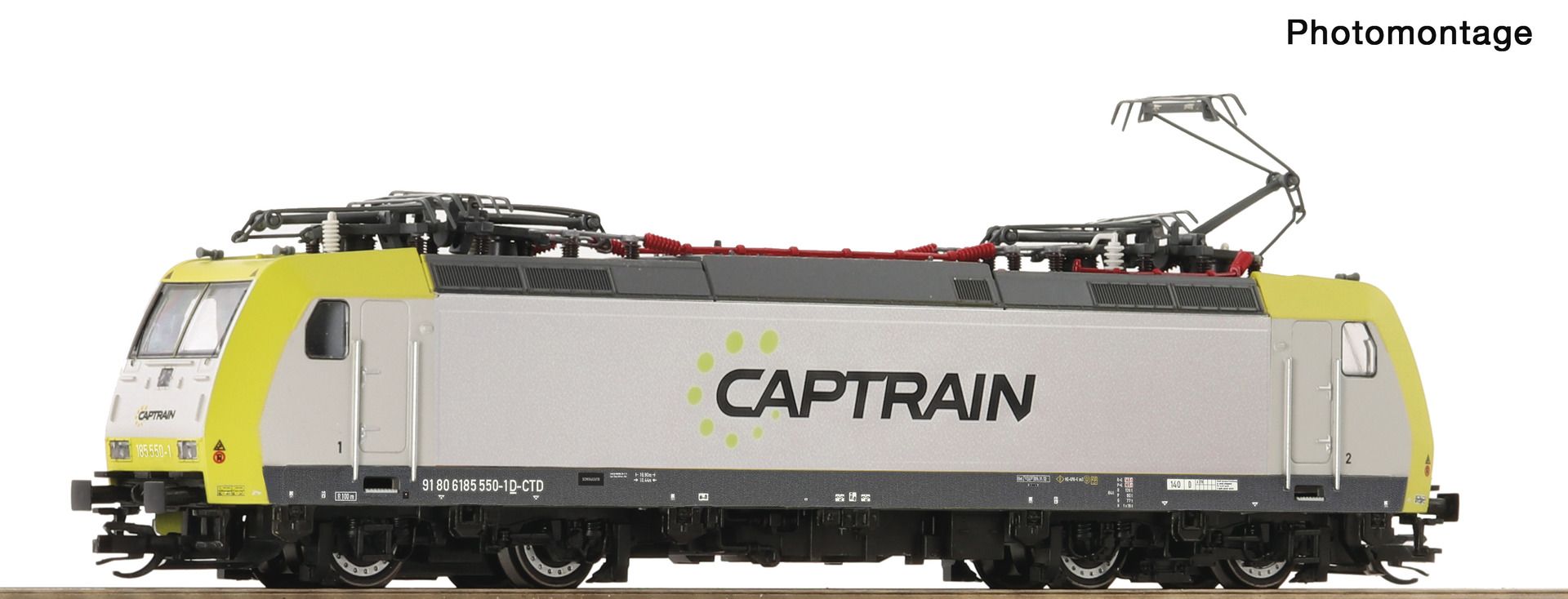 Roco 7590030 - E-Lok 185 550-1, Captrain, Ep.VI, DC-Sound