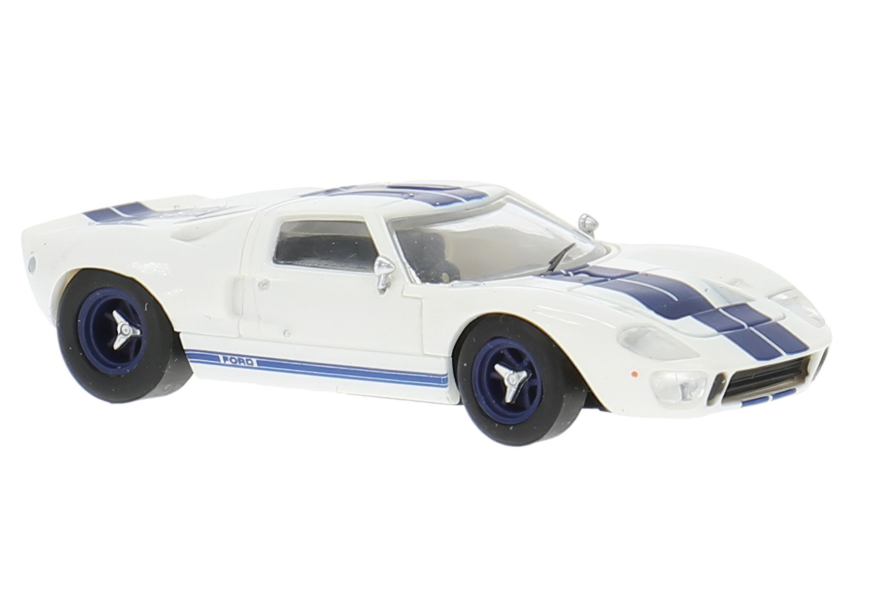 Brekina 18551 - Ford GT40 1966 weiß/blau