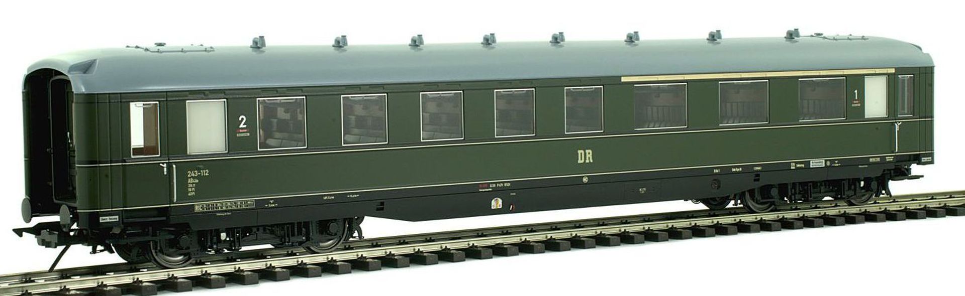 Lenz 41262-04 - Schürzenwagen ABC4ü-39, DR, Ep.III