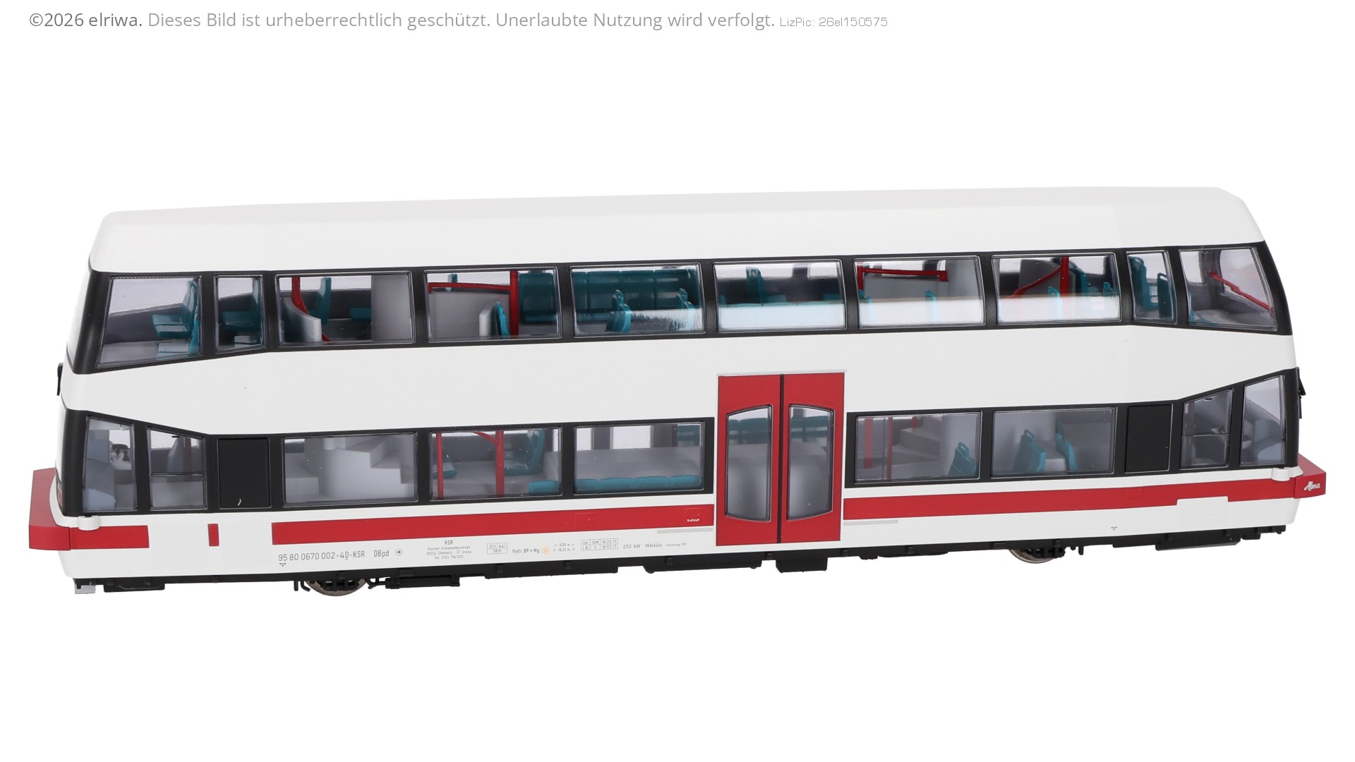 Kres 67020 - Doppelstock-Schienenbus BR 670, Schienenbusreisen Köstner, Ep.V-VI