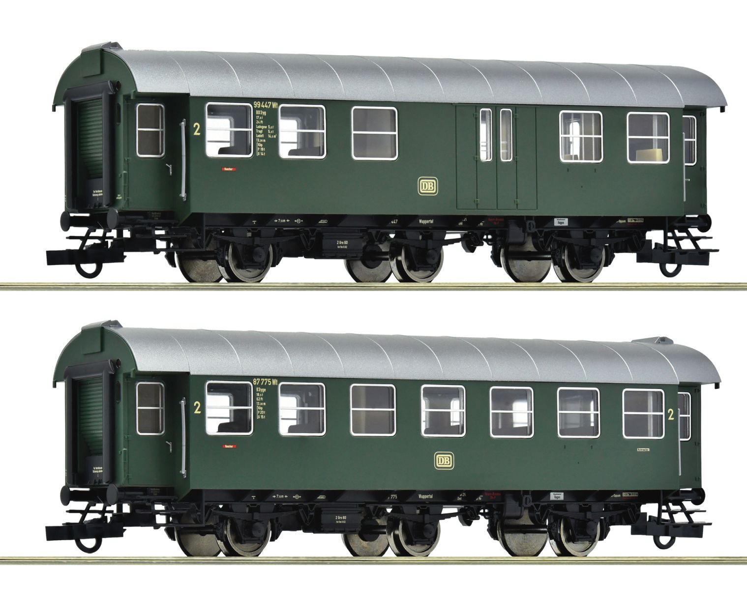 Roco 6200124 - 2er Set Umbauwagen, DB, Ep.III, Set 2