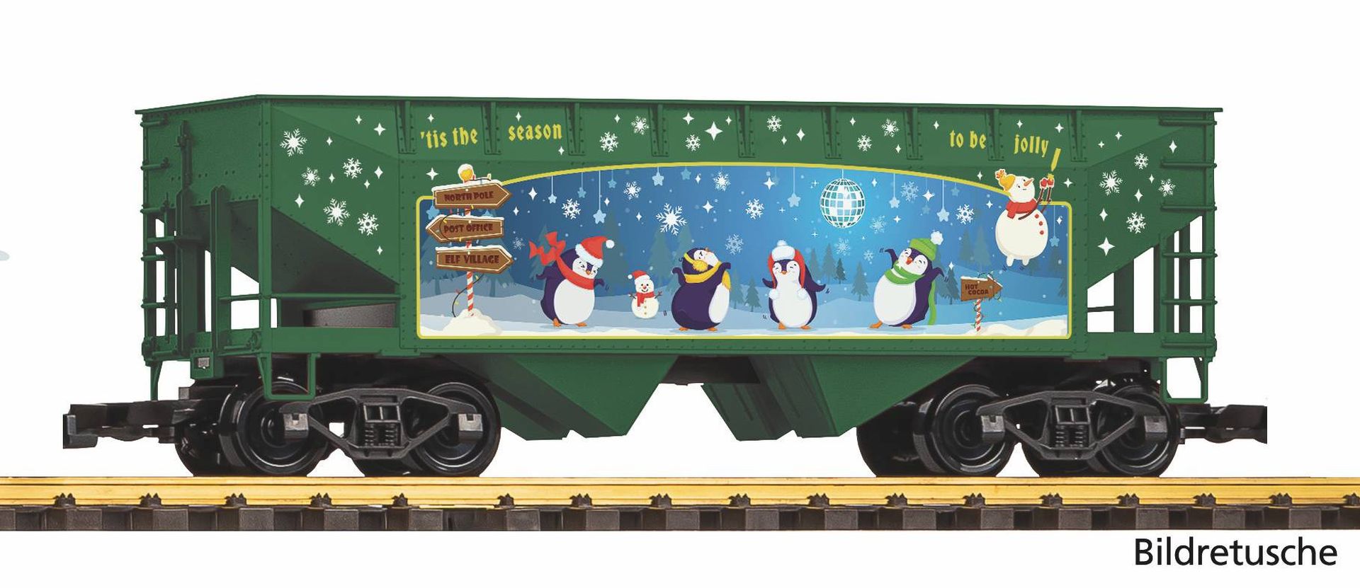 Piko 38974 - Offener Güterwagen, Weihnachtswagen 'Nordpol-Express'