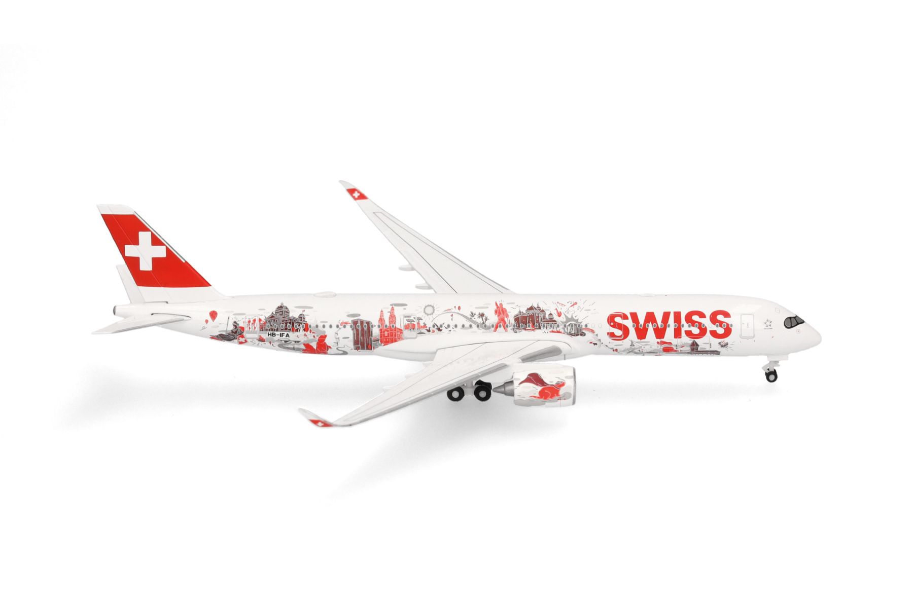 Herpa 538350 - Swiss International Air Lines Airbus A350-900 "Wanderlust"