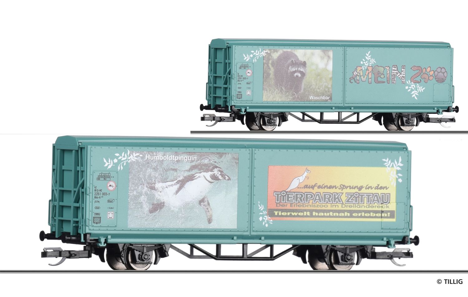 Tillig 14851 - Schiebewandwagen Hbis-tt, Mein Zoo, Ep.VI
