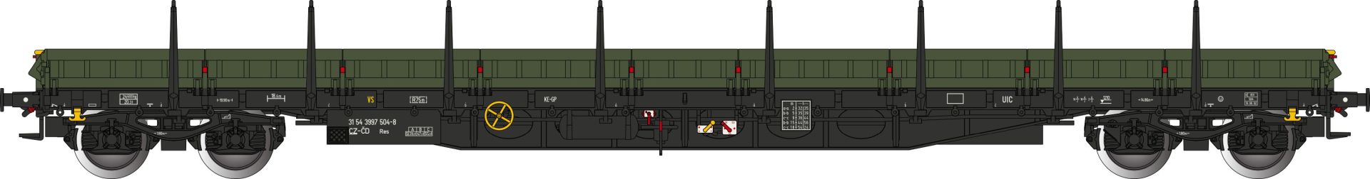 Albert Modell 399014 - Rungenwagen Res, CZ-CD, Ep.VI