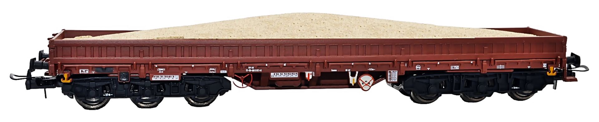 NPE NW 22955 - Schwerlastwagen Samms 4860, DR, Ep.IV, mit Kiesladung