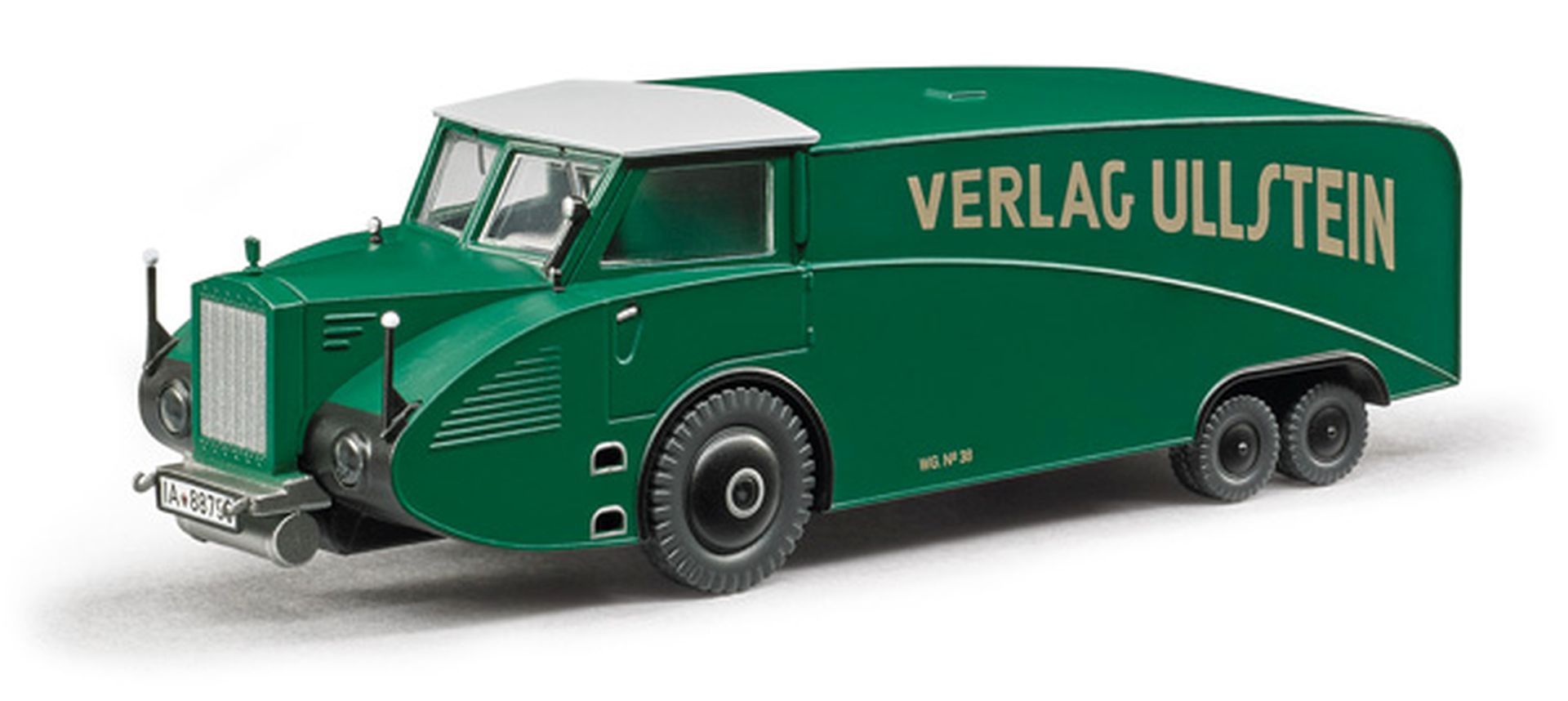 Liliput 937495 - LKW Rumpler RuV 31, dunkelgrün, Kühlergrill grün, Dach grau