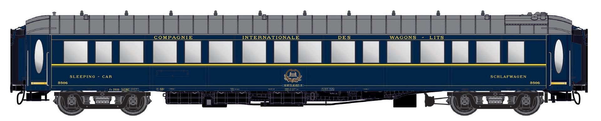 L.S. Models LS49243 - Schlafwagen Lx20 CIWL, Ep.IV, Innenbeleuchtung