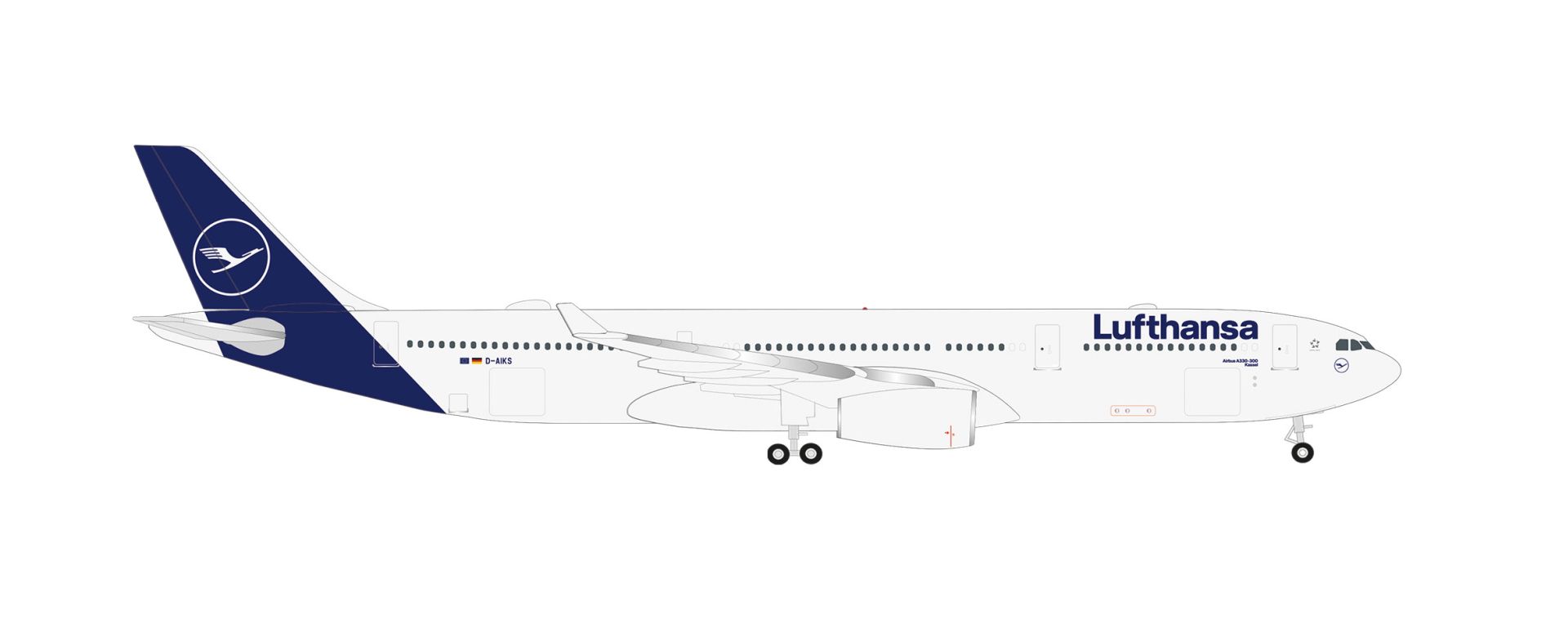 Herpa 538954 - Lufthansa Airbus A330-300 - D-AIK