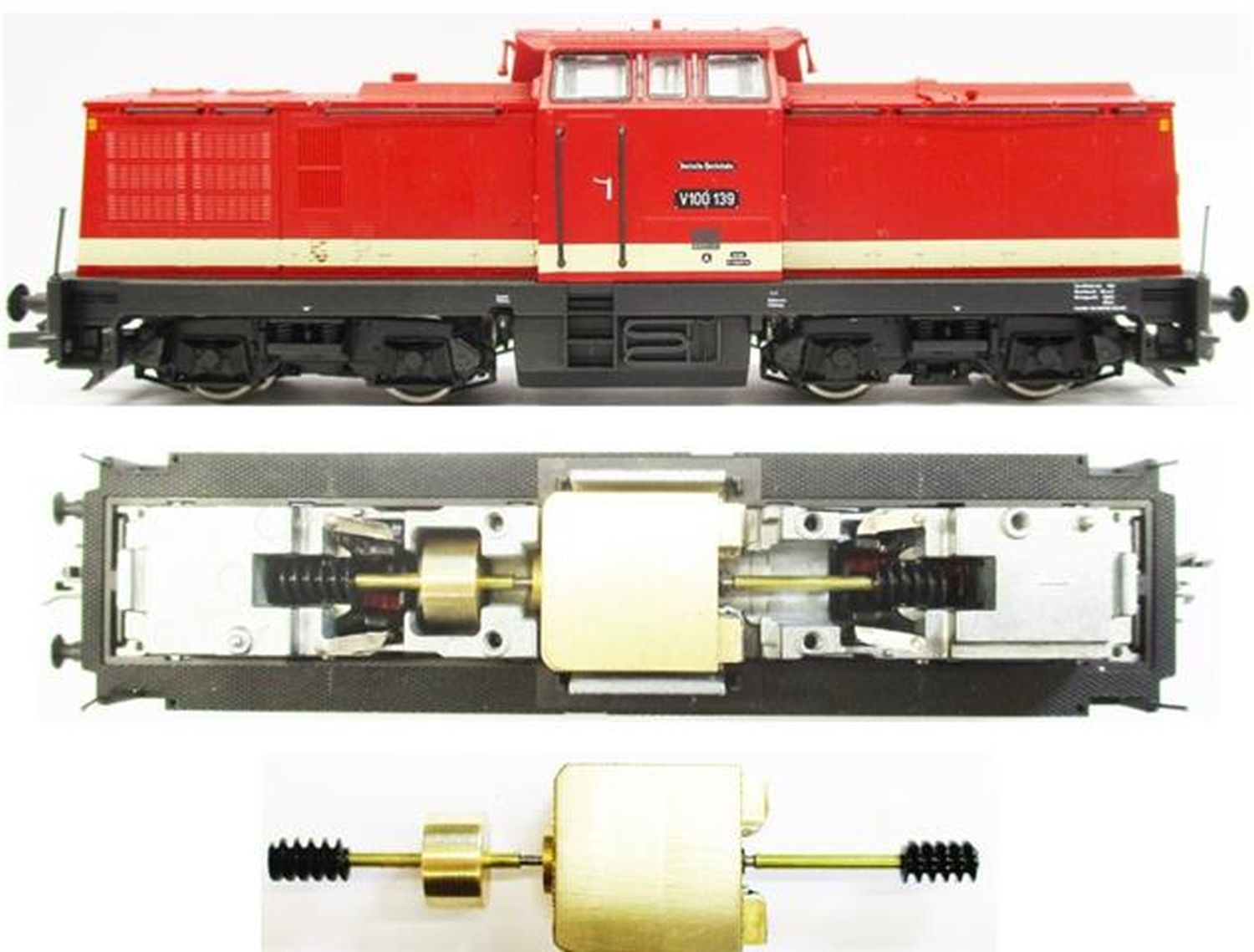 sb-modellbau 11555 - TT-Motorisierungssatz für Roco DR 110 / 111 / 114