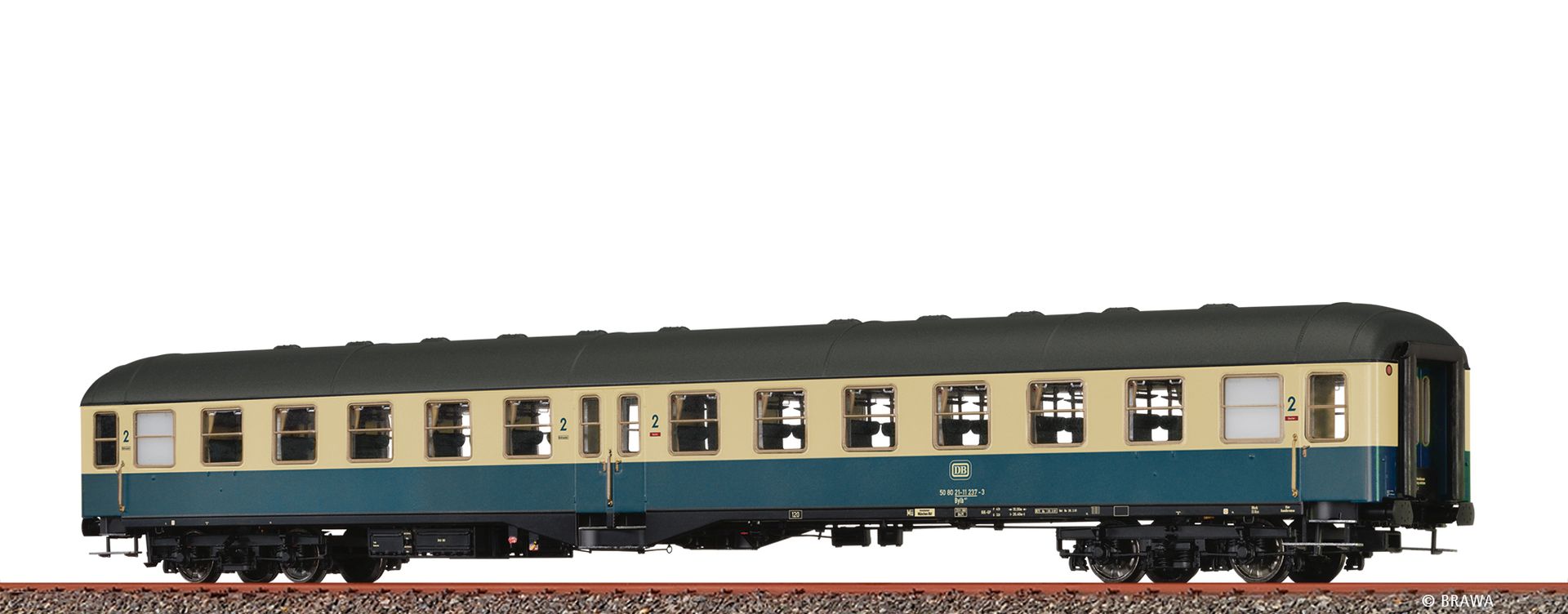 Brawa 58055 - Personenwagen Bylb421, DB, Ep.IV