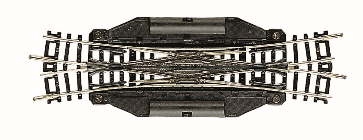 Fleischmann 22246 - Doppelkreuzweiche mit 2 elektr.Antrieben