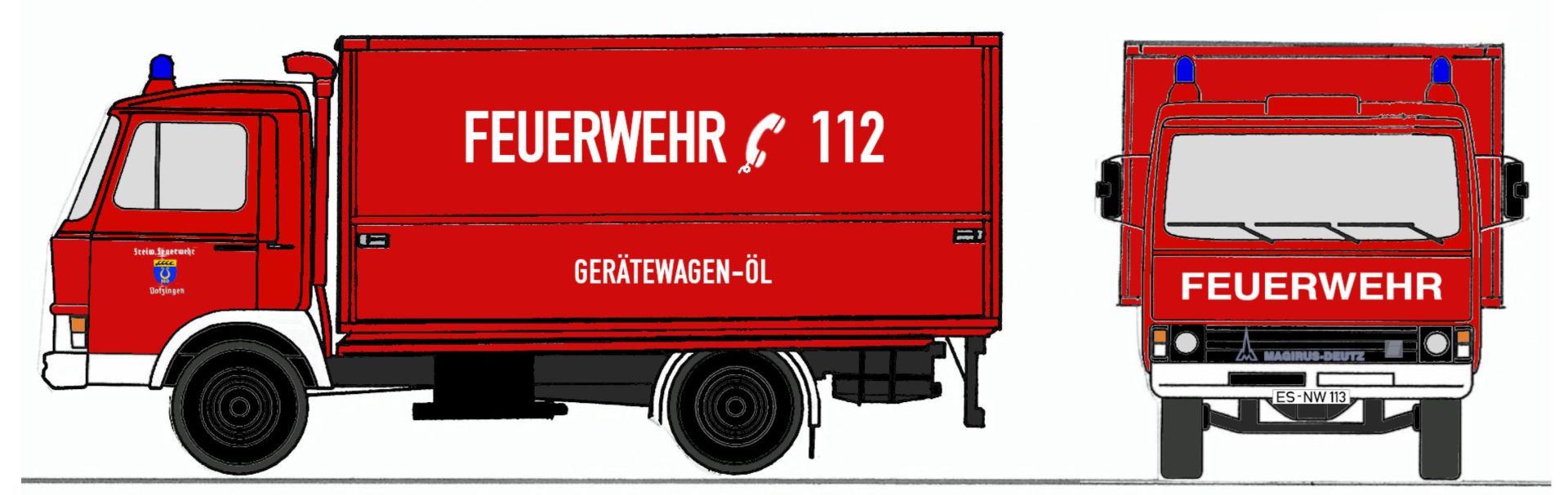 Loewe 4116 - Iveco Zeta 90M5 - GW-ÖL der Fw. Notzingen
