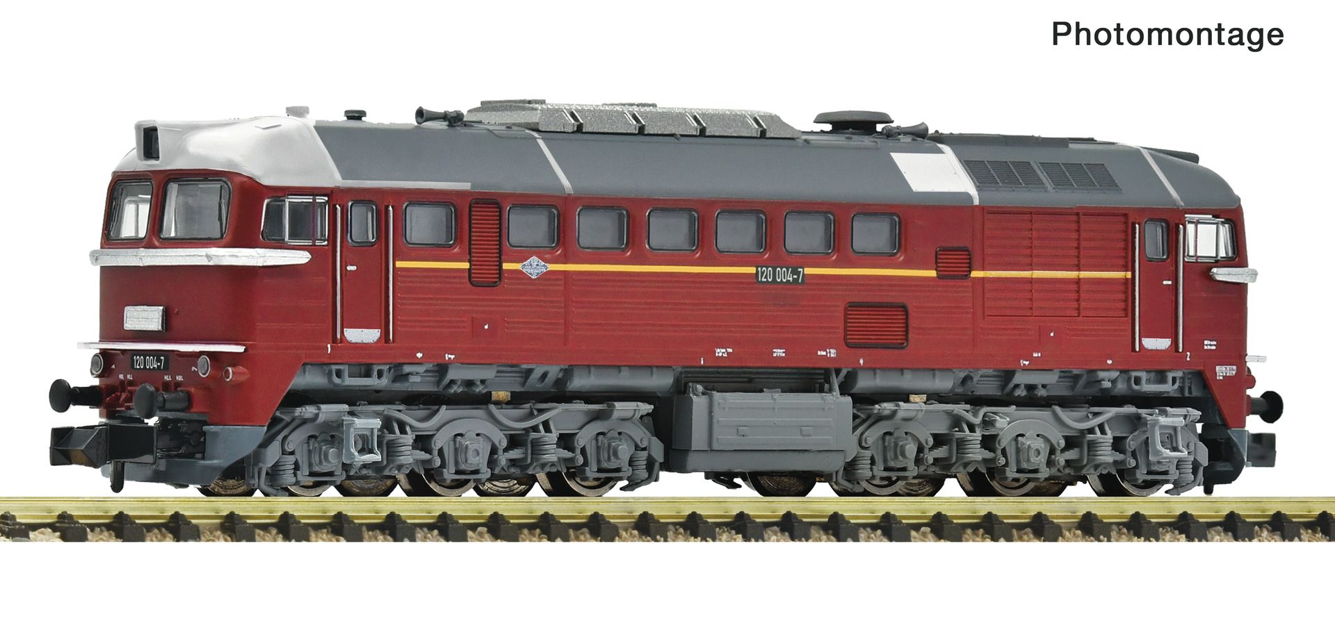 Fleischmann 7370048 - Diesellok 120 004-7, DR, Ep.IV, DC-Sound
