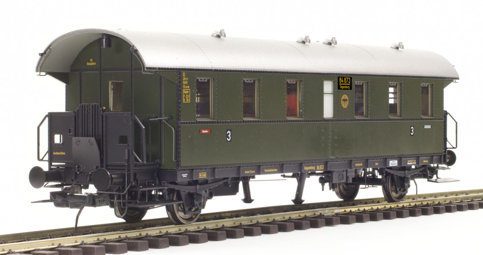 Lenz 41122-03 - Donnerbüchse Ci-28, 3. Klasse, DRG, Ep.II