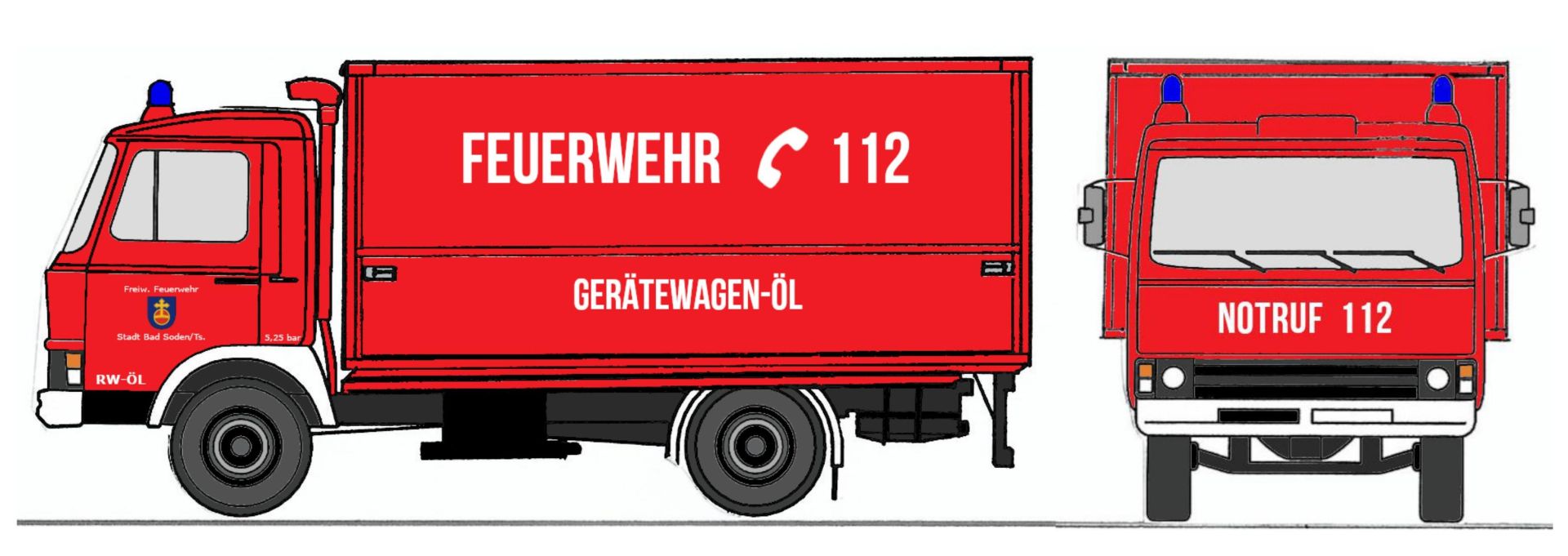 Loewe 4052 - Magirus Deutz 'Zeta' 90 M 5 - GW-Öl, Fw. Bad Soden/Ts.
