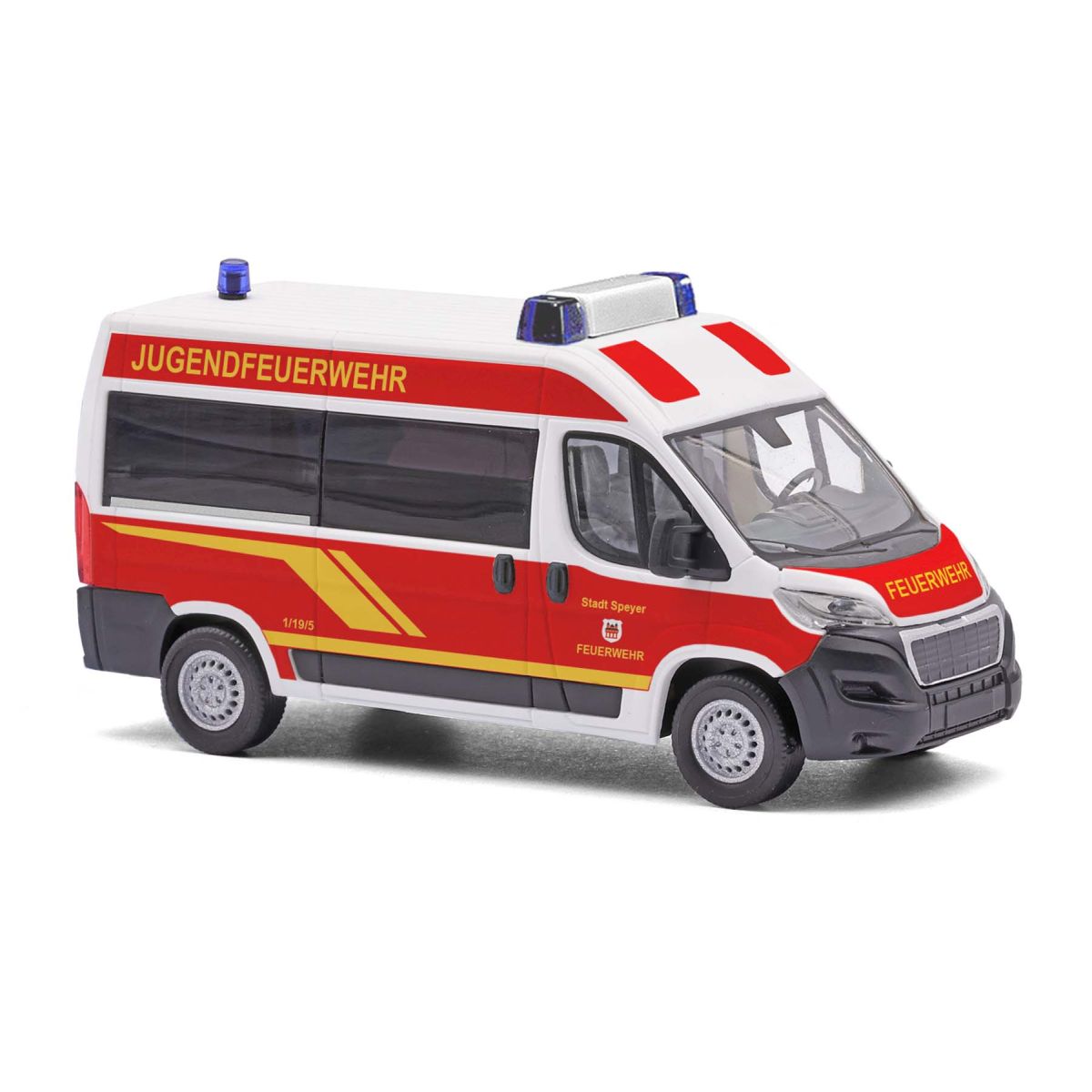 Busch 54660 - Peugeot Boxer Feuerwehr Speyer, Bj. 2014