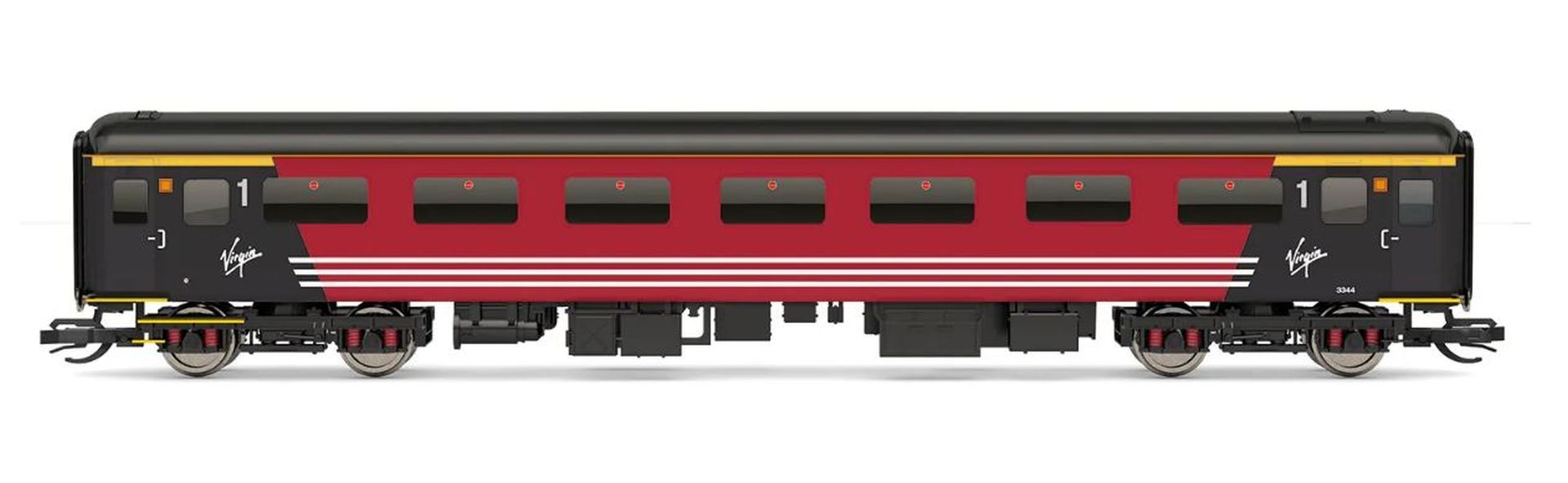 Hornby TT4087 - Mittelwagen Mk2F FO 3344, Virgin, Ep.V