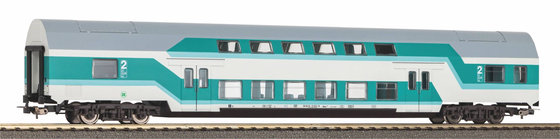 Piko 53116 - Doppelstockwagen DBuz 747.3, DR, Ep.V