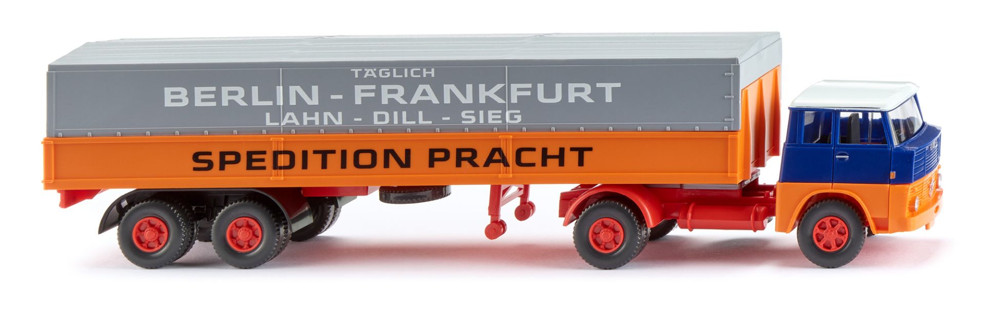 Wiking 051504 - Pritschensattelzug (Henschel) "Spedition Pracht"