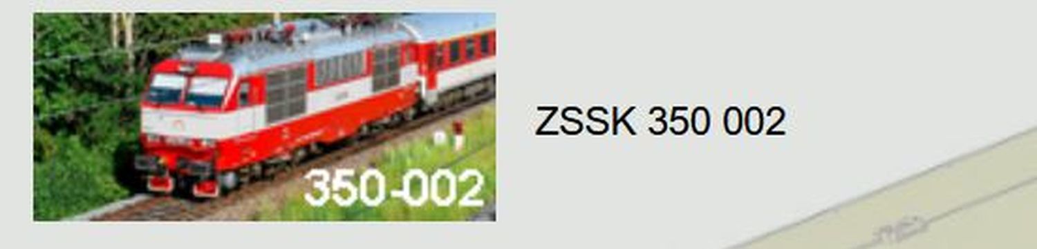 mtb TTZSSK350002 - E-Lok 350 002, ZSSK, Ep.V mtb TTZSSK350002 - E-Lok 350 002, ZSSK, Ep.V