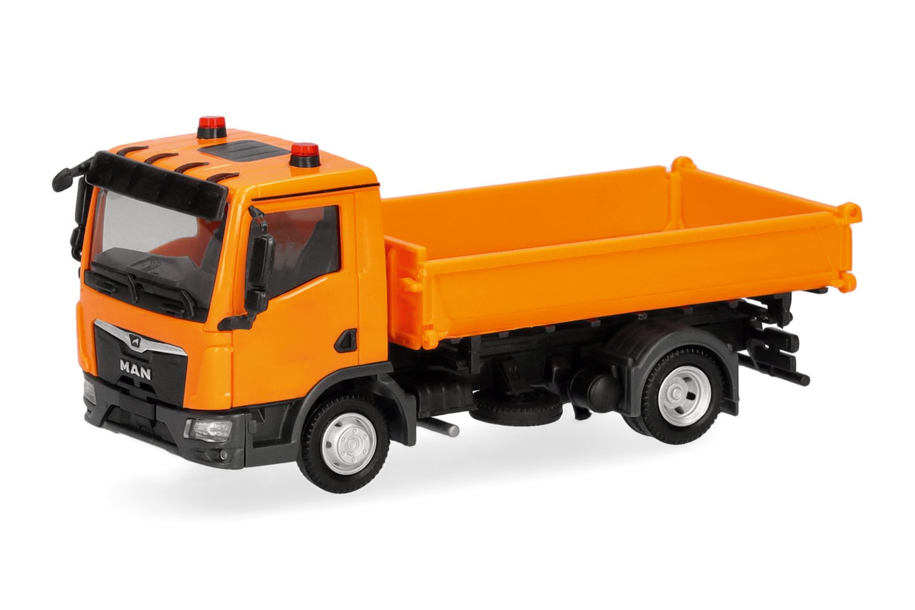 Herpa 322065 - MAN TGL Dreiseitenkipper, kommunalorange