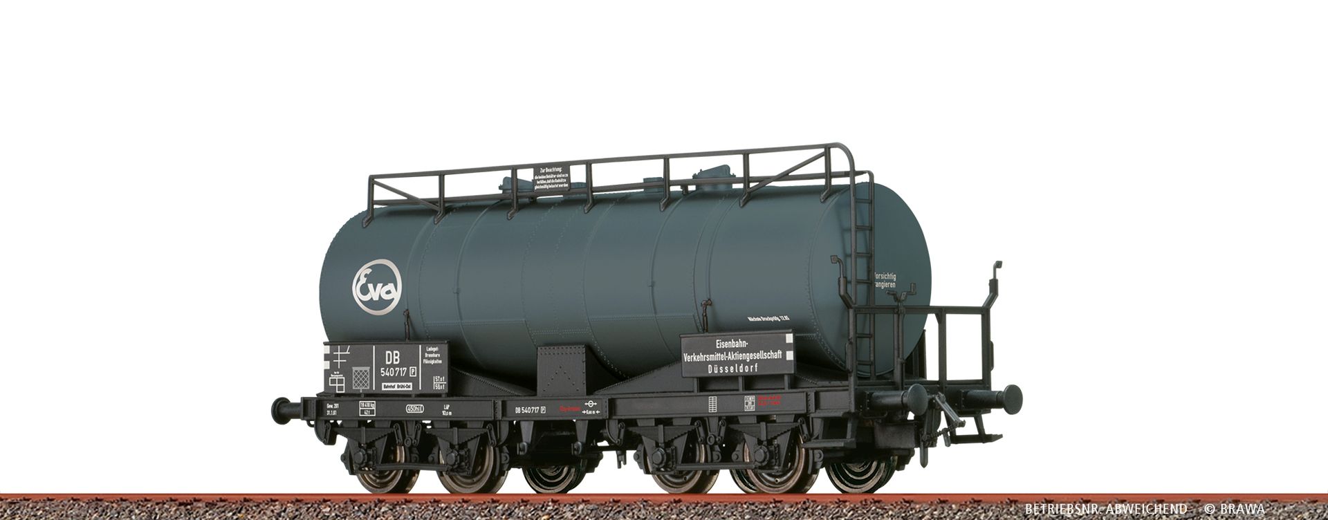 Brawa 48515 - Kesselwagen [P] 'EVA', DB, Ep.III