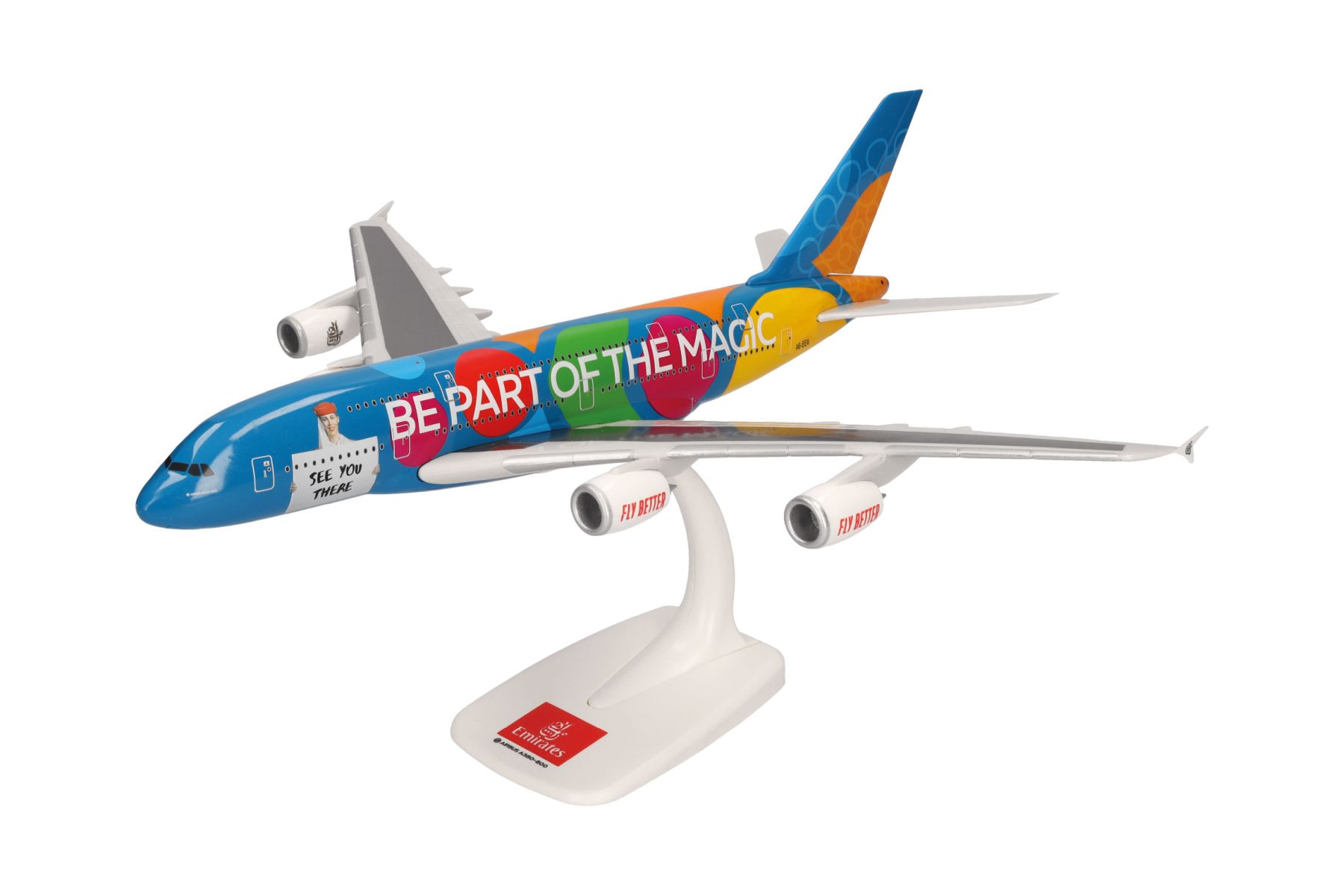 Herpa 615068 - Emirates Airbus A380 "Destination Dubai"
