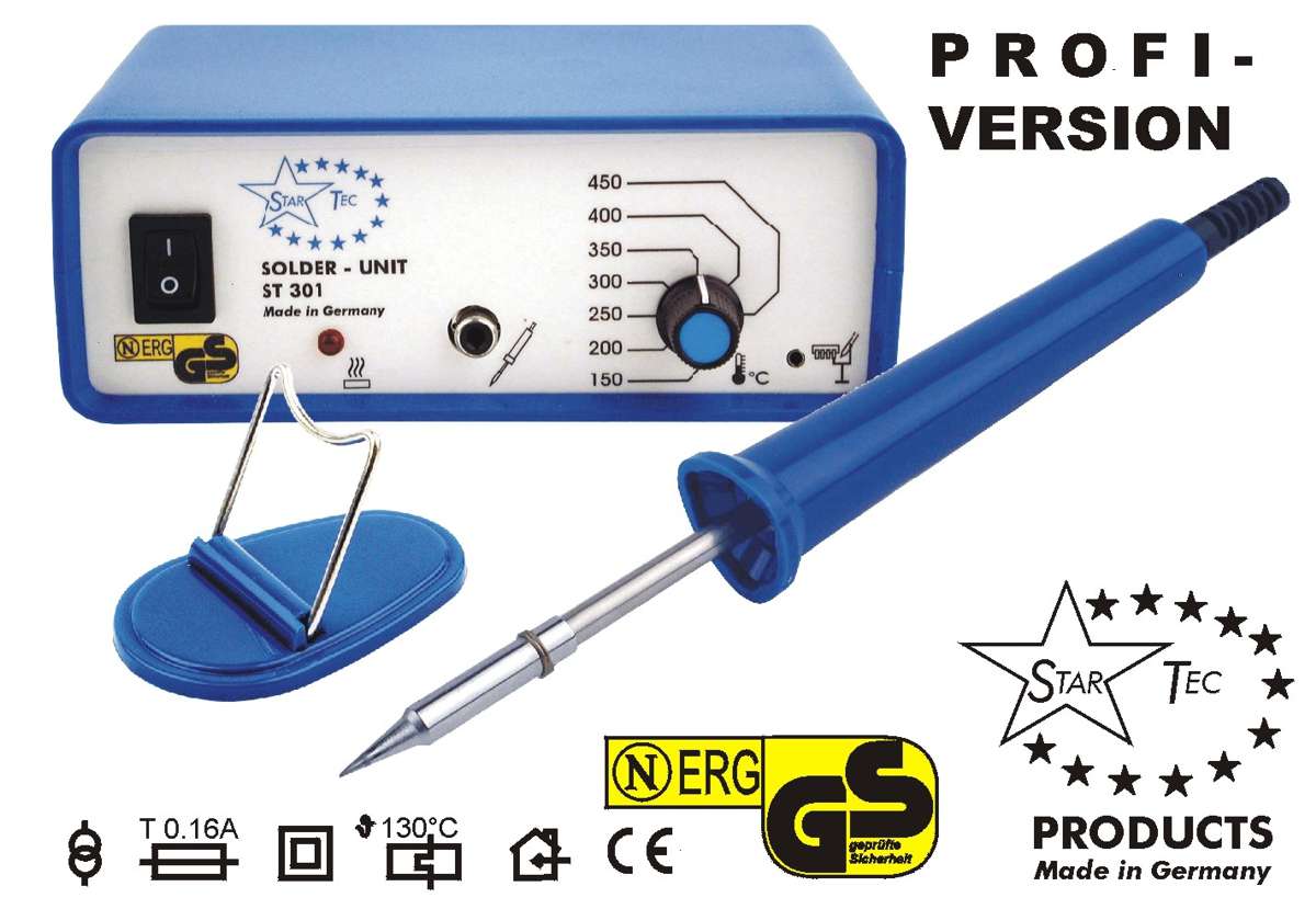Muldental 32031 - BTG Lötstation ST301 Profi, 230V, 25VA, elektronisch geregelt