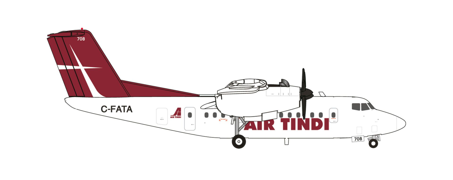 Herpa 573849 - Air Tindi De Havilland Canada DHC-7