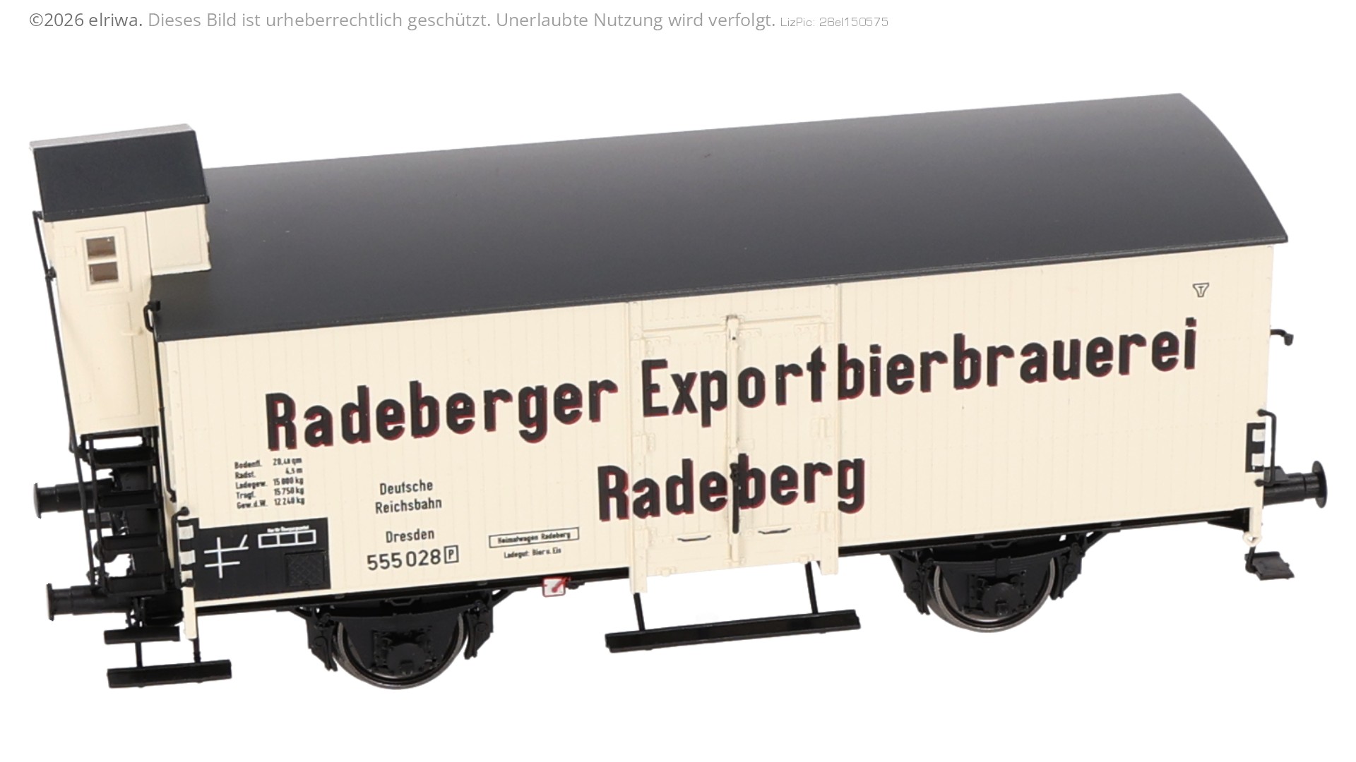 Brawa 50642 - Bierwagen G10, DRG, Ep.II 'Radeberger'