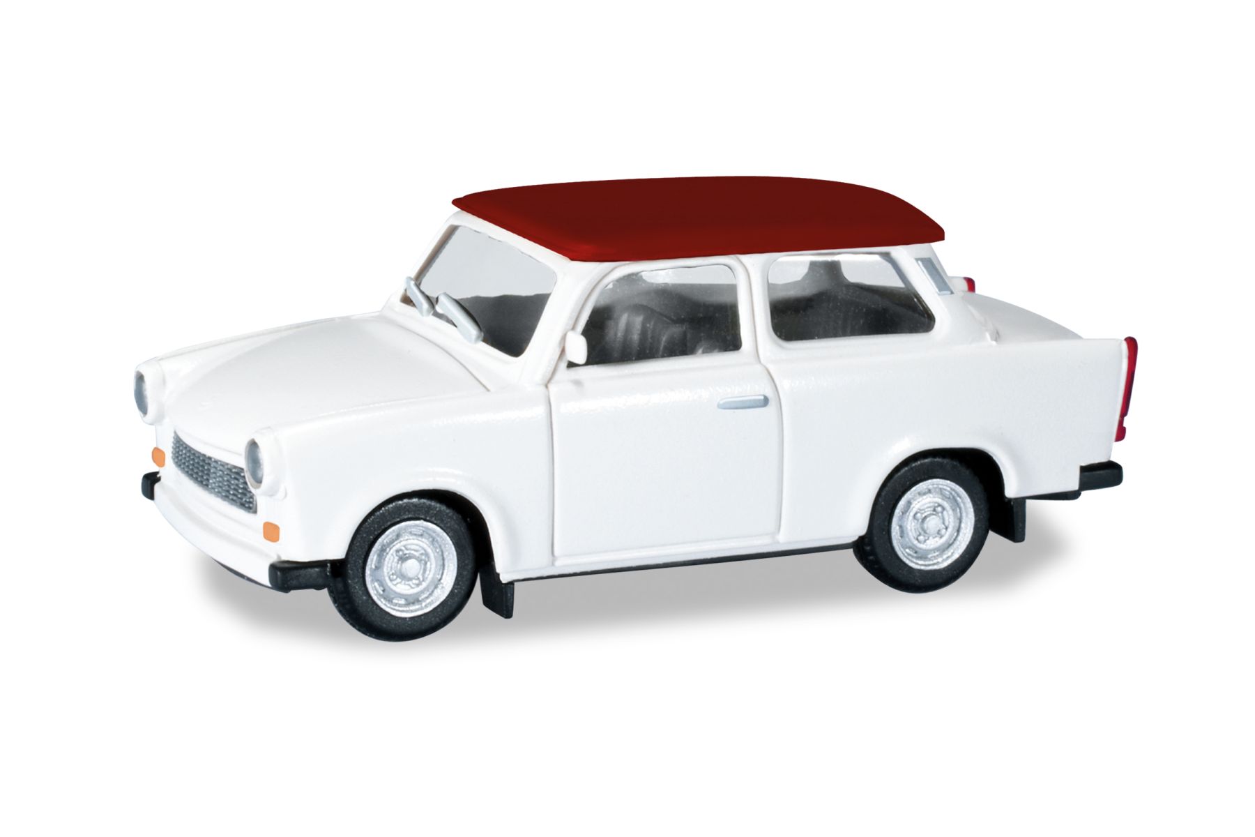 Herpa 020763-007 - Trabant 601 Limousine, weiß/rot