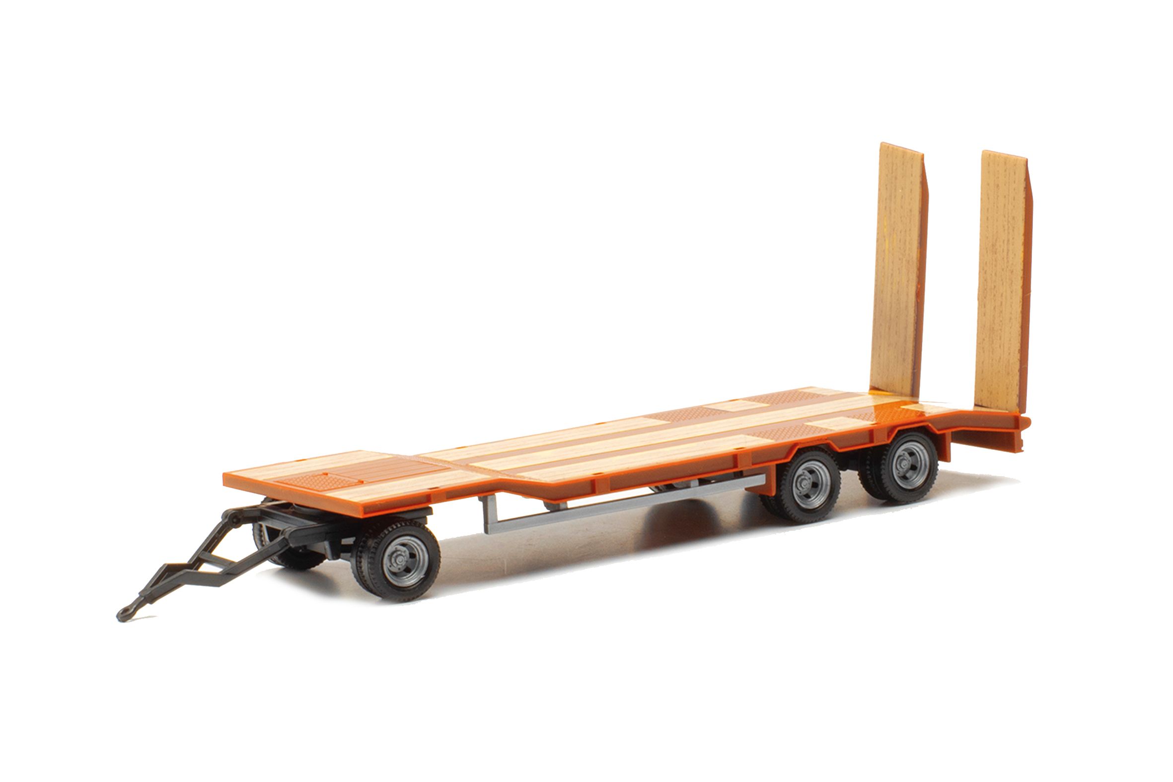 Herpa 076135-008 - Goldhofer TU3 Anhänger 3achs, kommunalorange