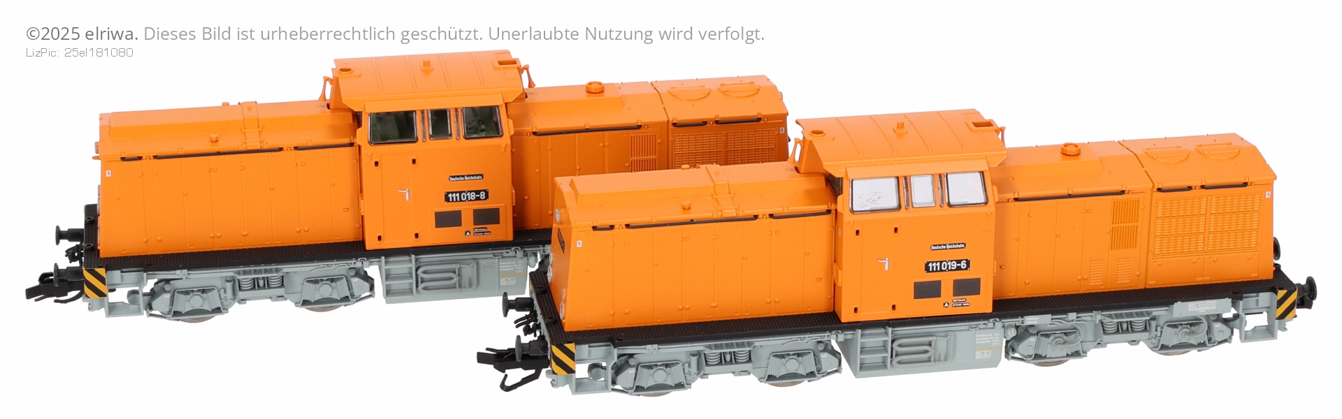 Roco 7380011 - 2er Set Dieselloks 111 018-8 und 111 019-6, DR, Ep.IV