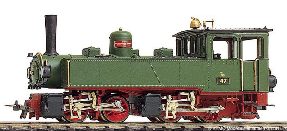 Bemo 1004824 - Dampflok, Tssd 49, K.W.St.E., Ep.I, grün