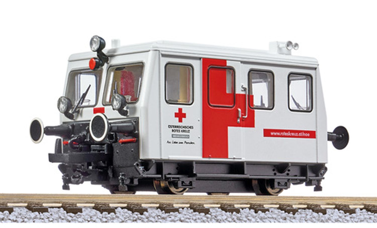 Liliput 133041 - Motordraisine X 501.6113, Österreichisches Rotes Kreuz, Ep.V