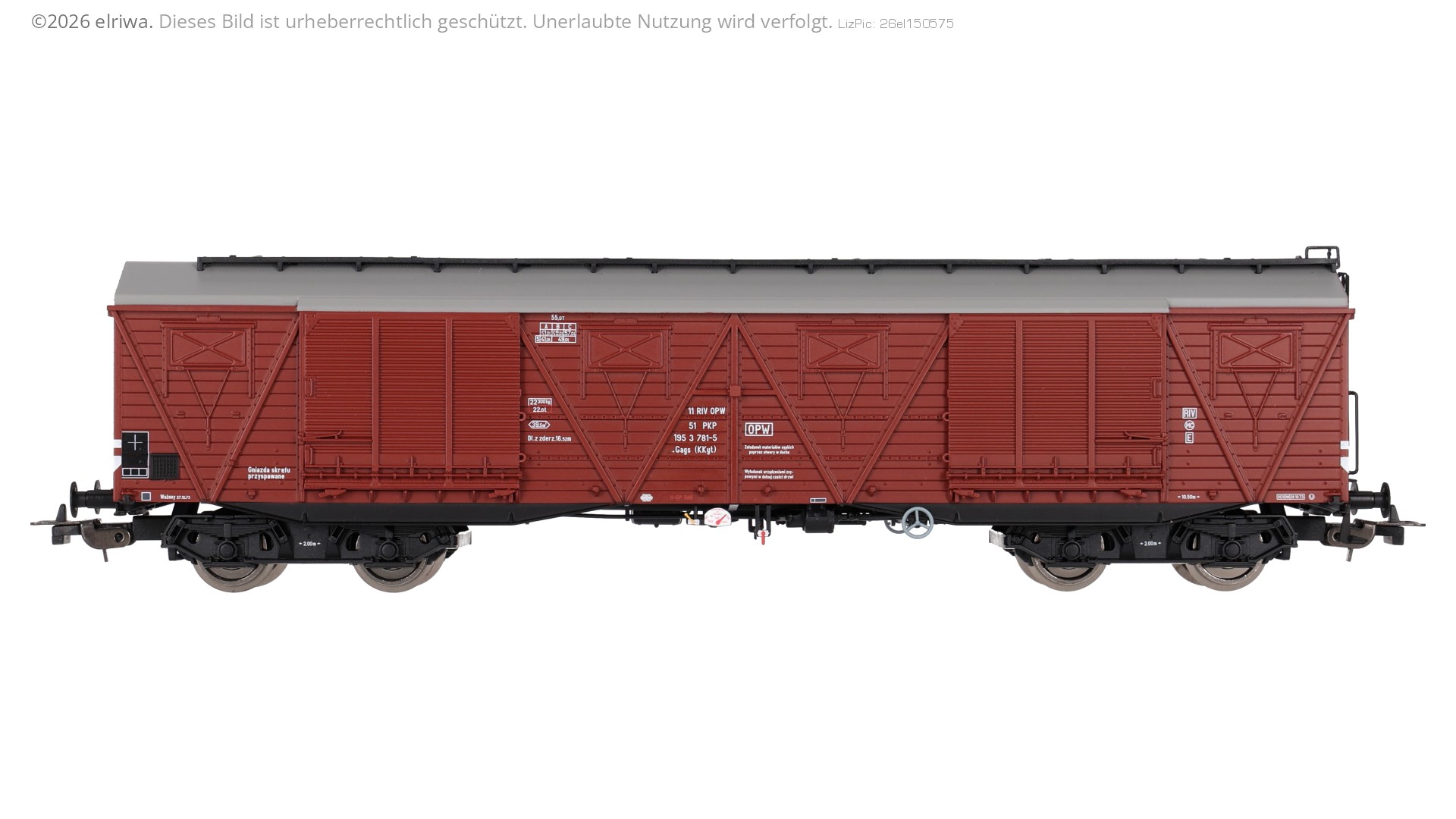 Piko 58475 - Großraumgüterwagen 401Ka, PKP, Ep.IV