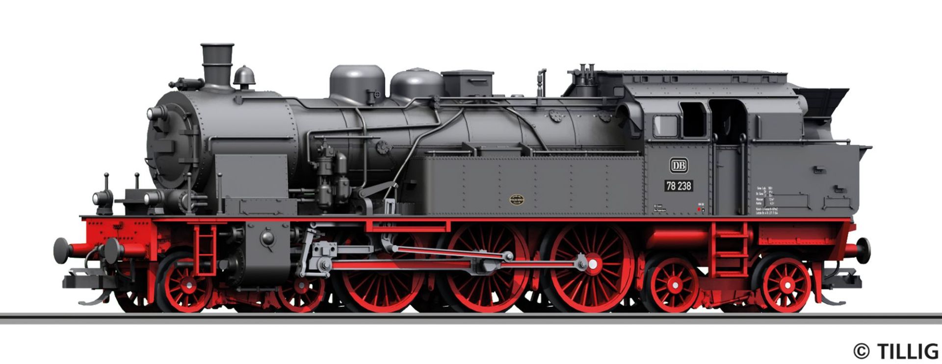 Tillig 04206 - Dampflok BR 78.0, DB, Ep.III