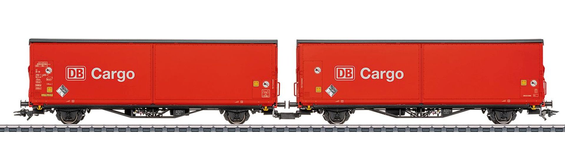 Märklin 48230 - Großraum-Schiebewandwagen als Doppeleinheit Hirrs-tt 325, DB-Cargo, Ep.V