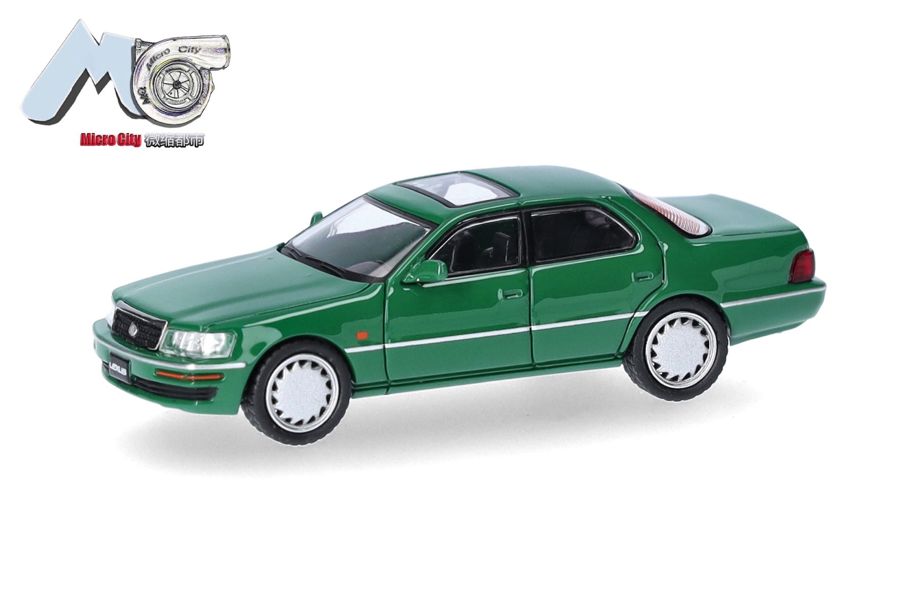 Herpa 87MC000134 - MicroCity: Lexus LS 400, grün