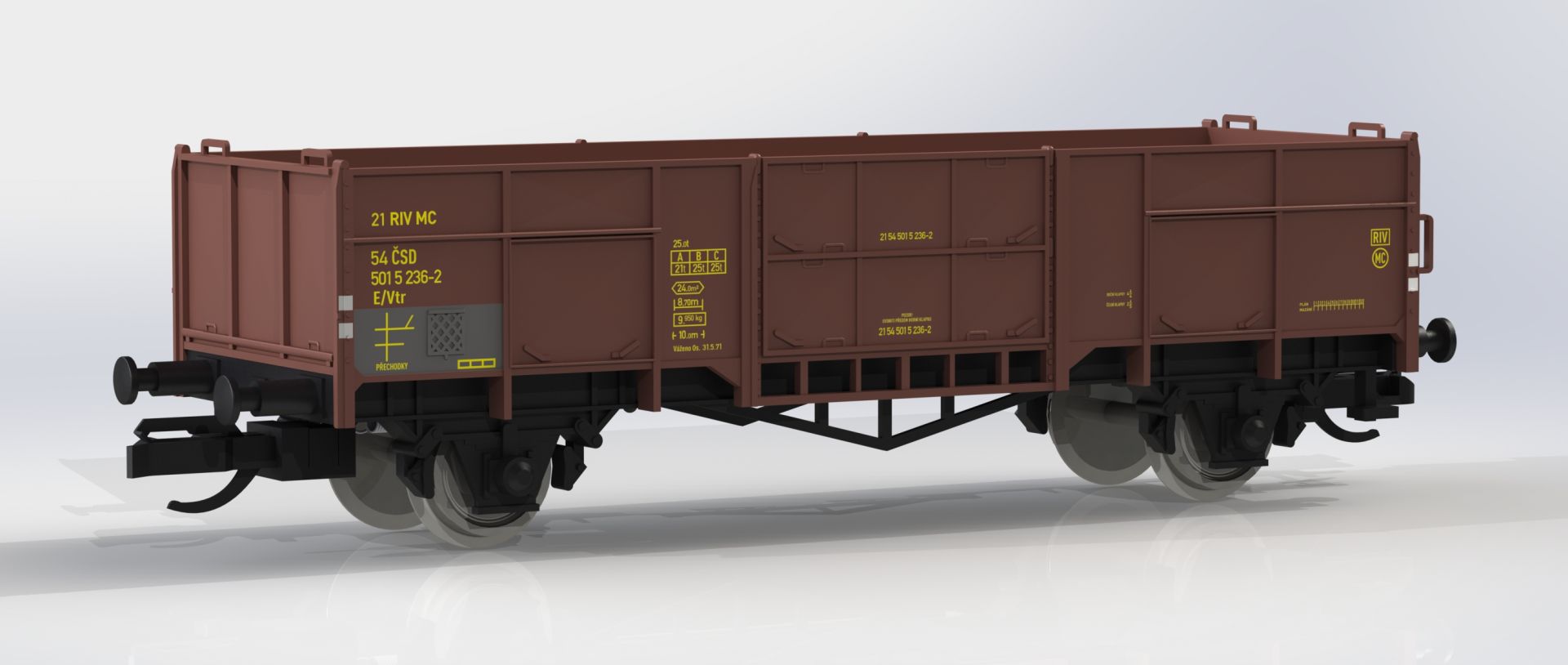 igra 96600019 - Offener Güterwagen Vtr, CSD, Ep.IV