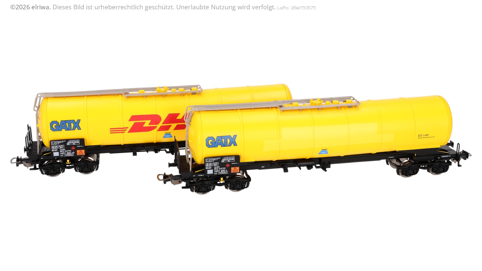 Piko 28306 - 2er Set Knickkesselwagen, DBAG, Ep.VI 'DHL'