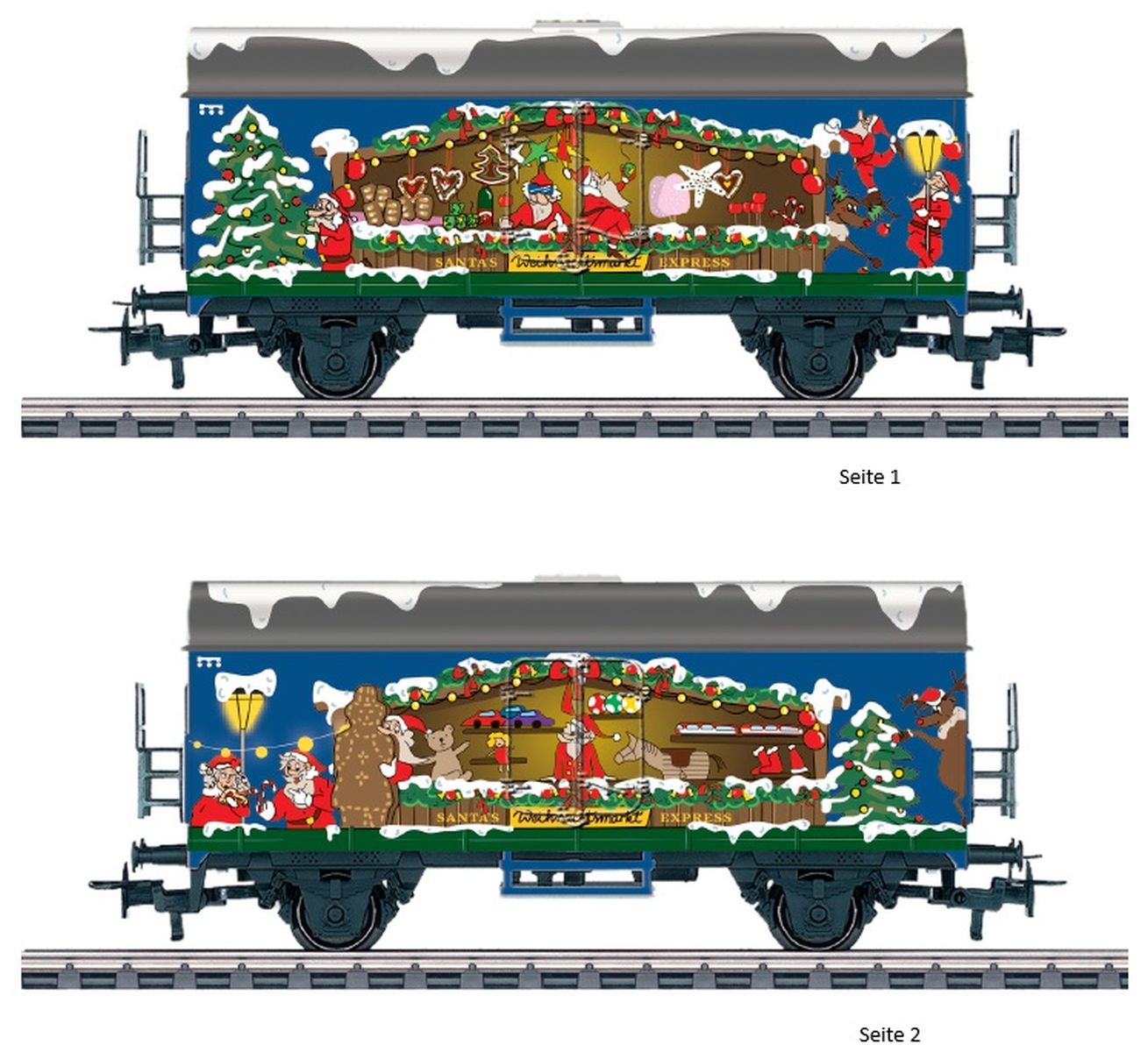 Weihnachtswagen 2026, DC-Radsätze