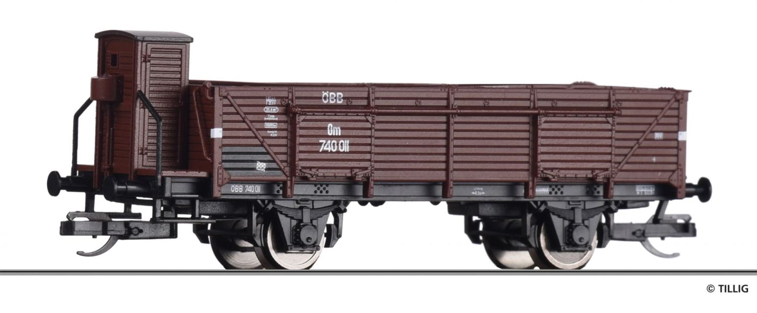 Tillig 17627 - Offener Güterwagen Om, ÖBB, Ep.III