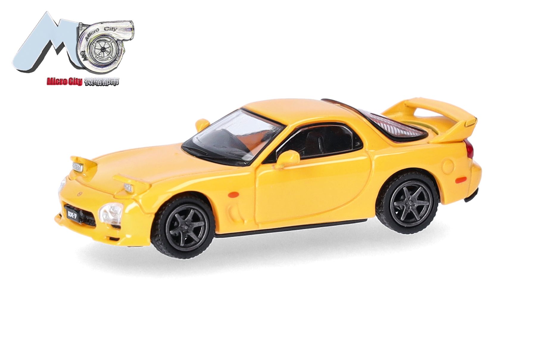 Herpa 87MC000154 - MicroCity: Mazda RX-7, gelb
