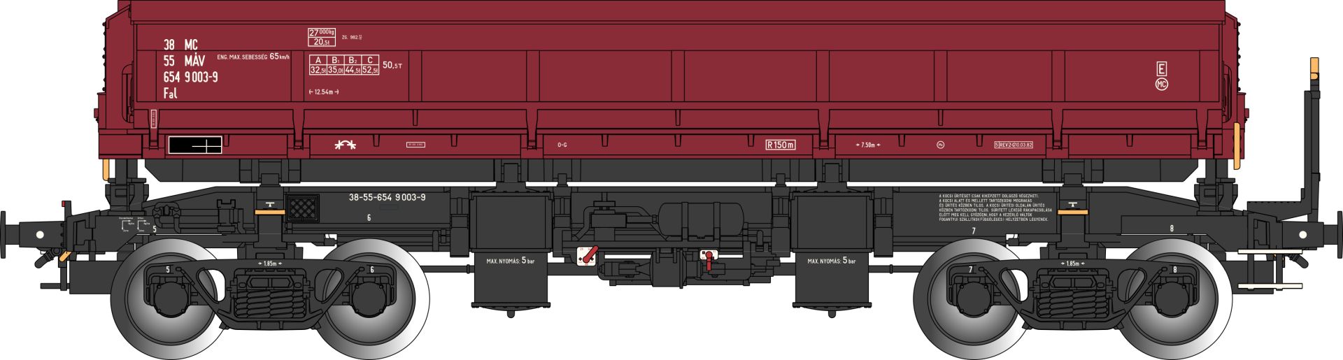 Albert Modell 654013 - Offener Güterwagen Fal, MAV, Ep.IV Albert Modell 654013 - Offener Güterwagen Fal, MAV, Ep.IV