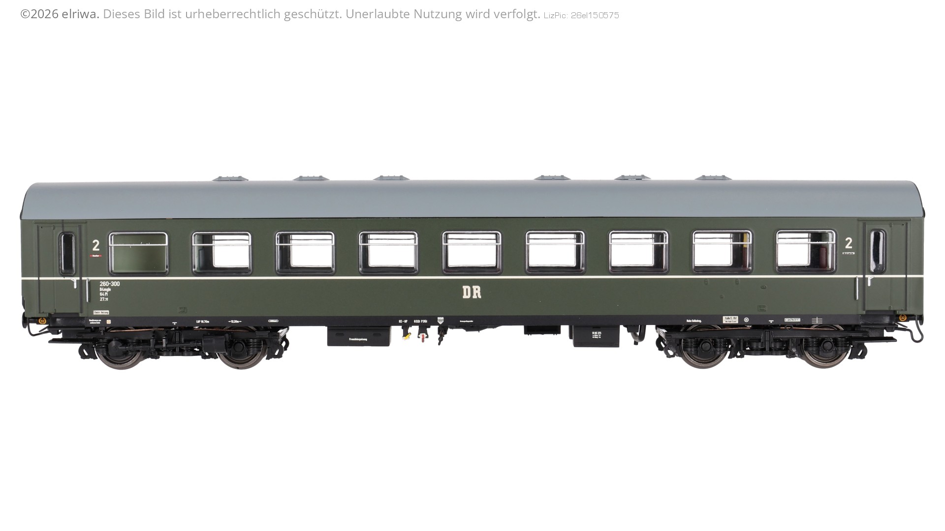 Brawa 50812 - Personenwagen B4mgl, DR, Ep.III