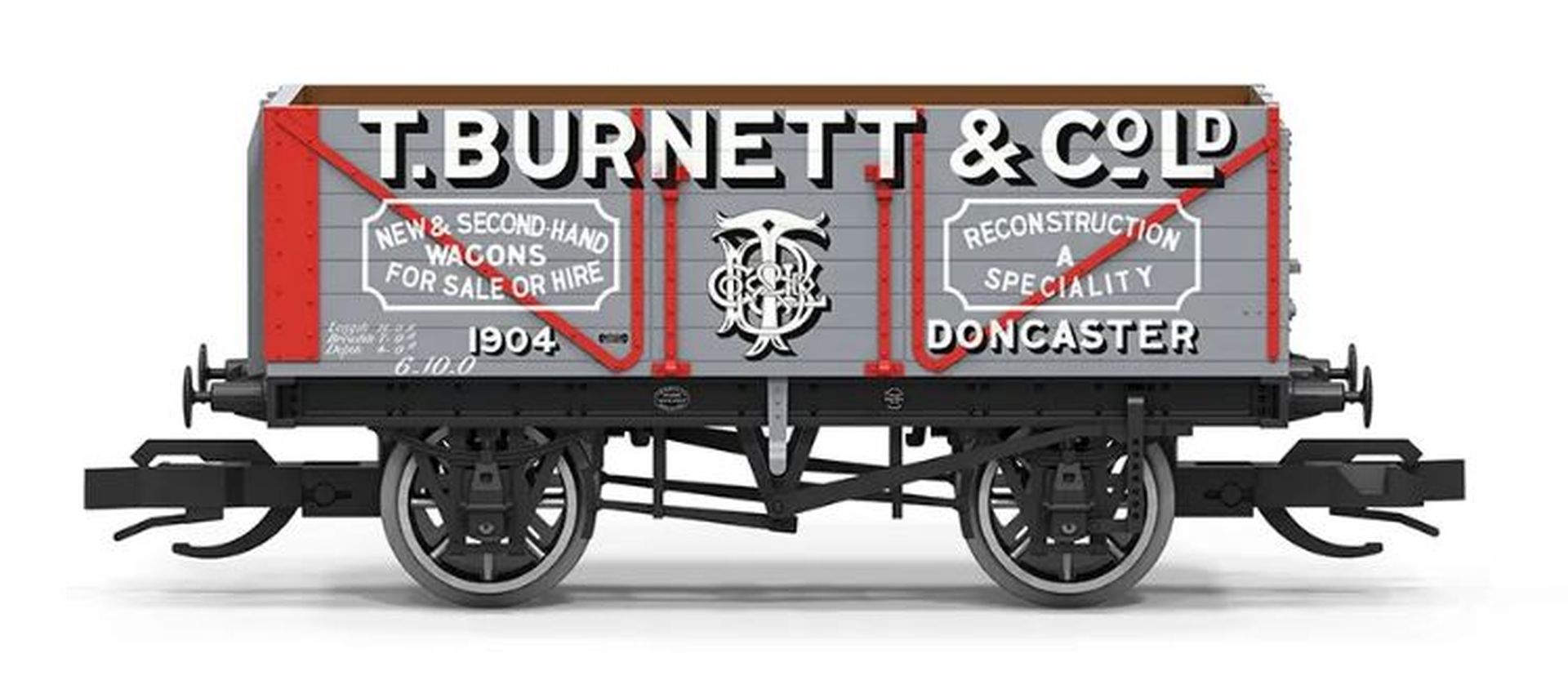 Hornby TT6041 - Offener Güterwagen 7 Plank Wagon, T Burnett, Ep.I
