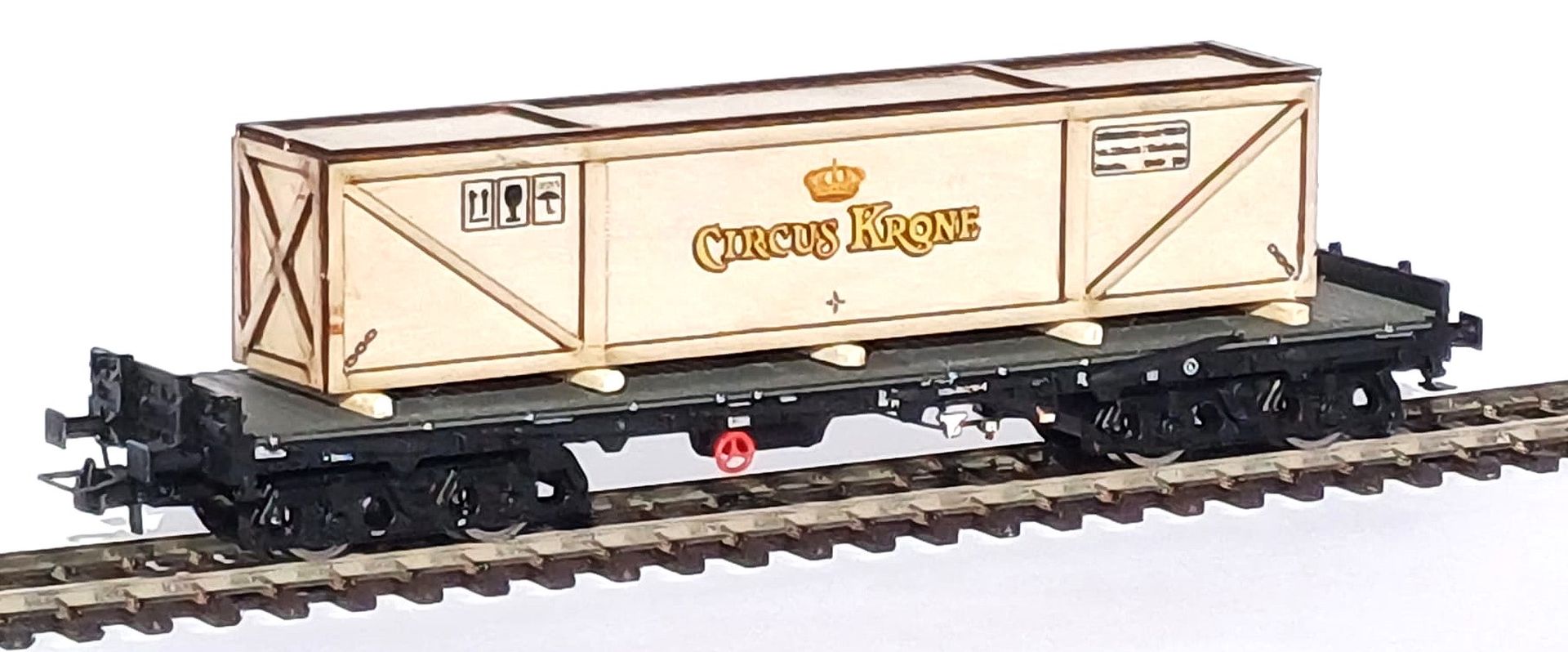 Loewe 2450 - Ladegut Überseekiste 'ZIRKUS KRONE', 120 mm