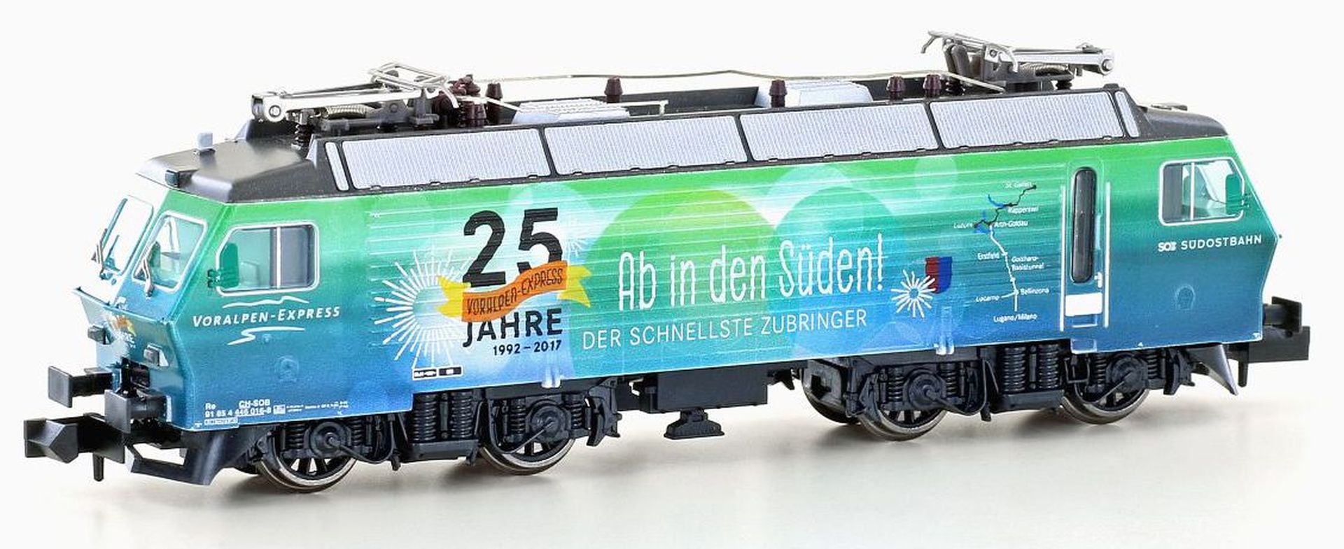 Hobbytrain H28407-S - E-Lok Re 446, SOB, Ep.VI '25 Jahre Voralpen-Express', DC-Sound